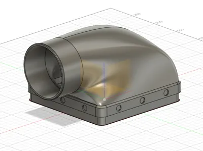 H2D magnetic exhaust (90mm and 63mm)