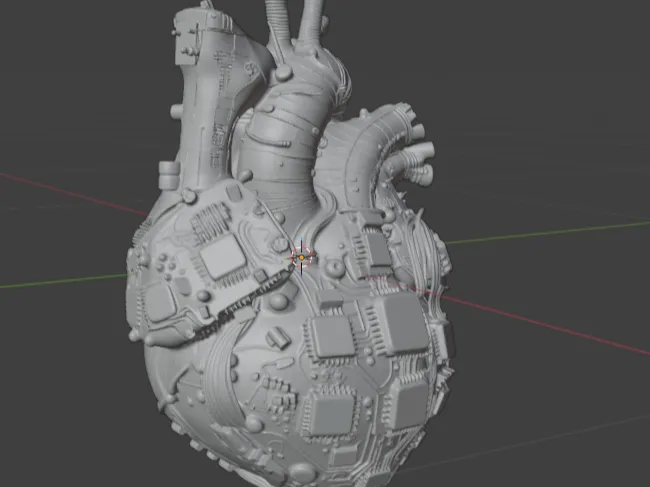 Cyberpunk Heart Valentine's Day Gift