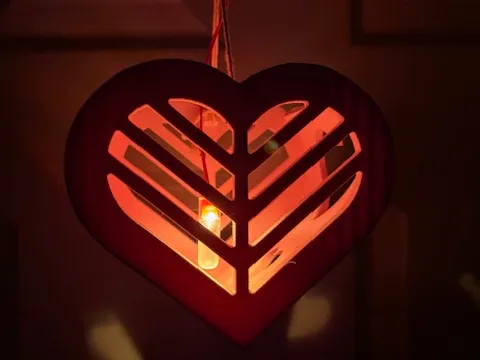 Valentine Heart Shaped Lantern