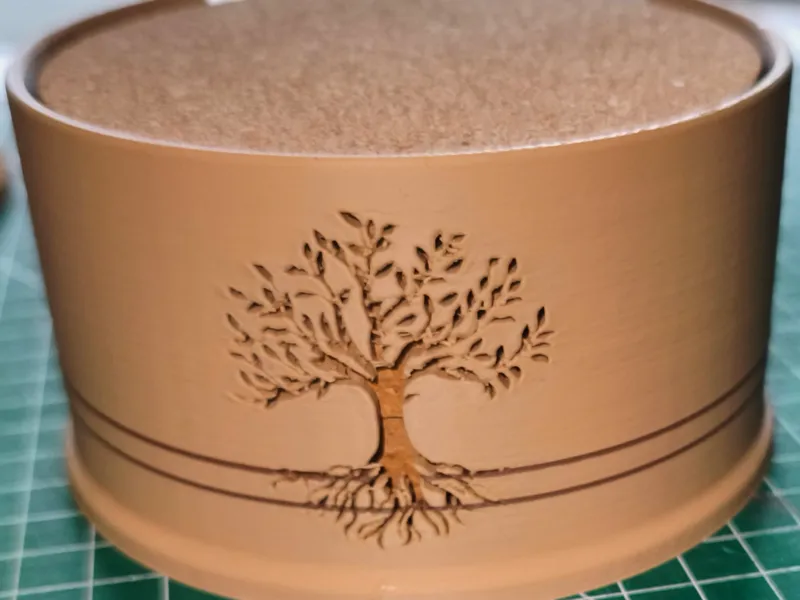 Halter für 10 cm Korkuntersetzer