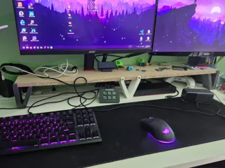 Desktop Monitor Stand and Riser System