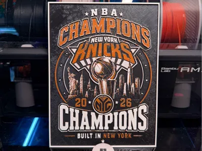 New York Knicks 2026 NBA Champions HueForge