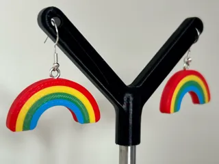 Rainbow earrings
