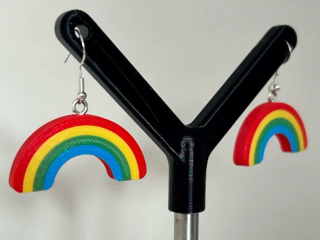 Rainbow earrings