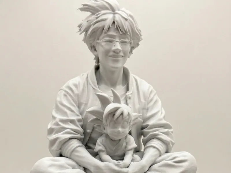 Akira Toriyama & Kid Goku (Dragonball)