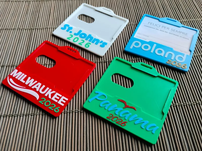 JW International Conventions 2026 Badge Holder