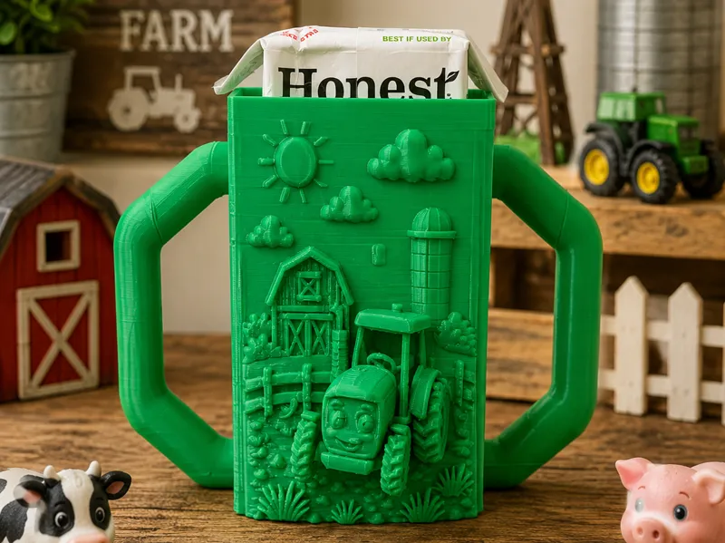 Tractor Juice Box Buddy / Holder