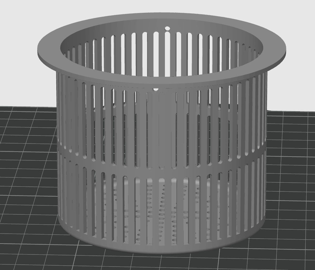 Miniatura 3 do modelo 3D 厨房不锈钢水槽过滤网 厨房下水道防堵 水池洗菜盆洗碗池提篮滤网带把手
