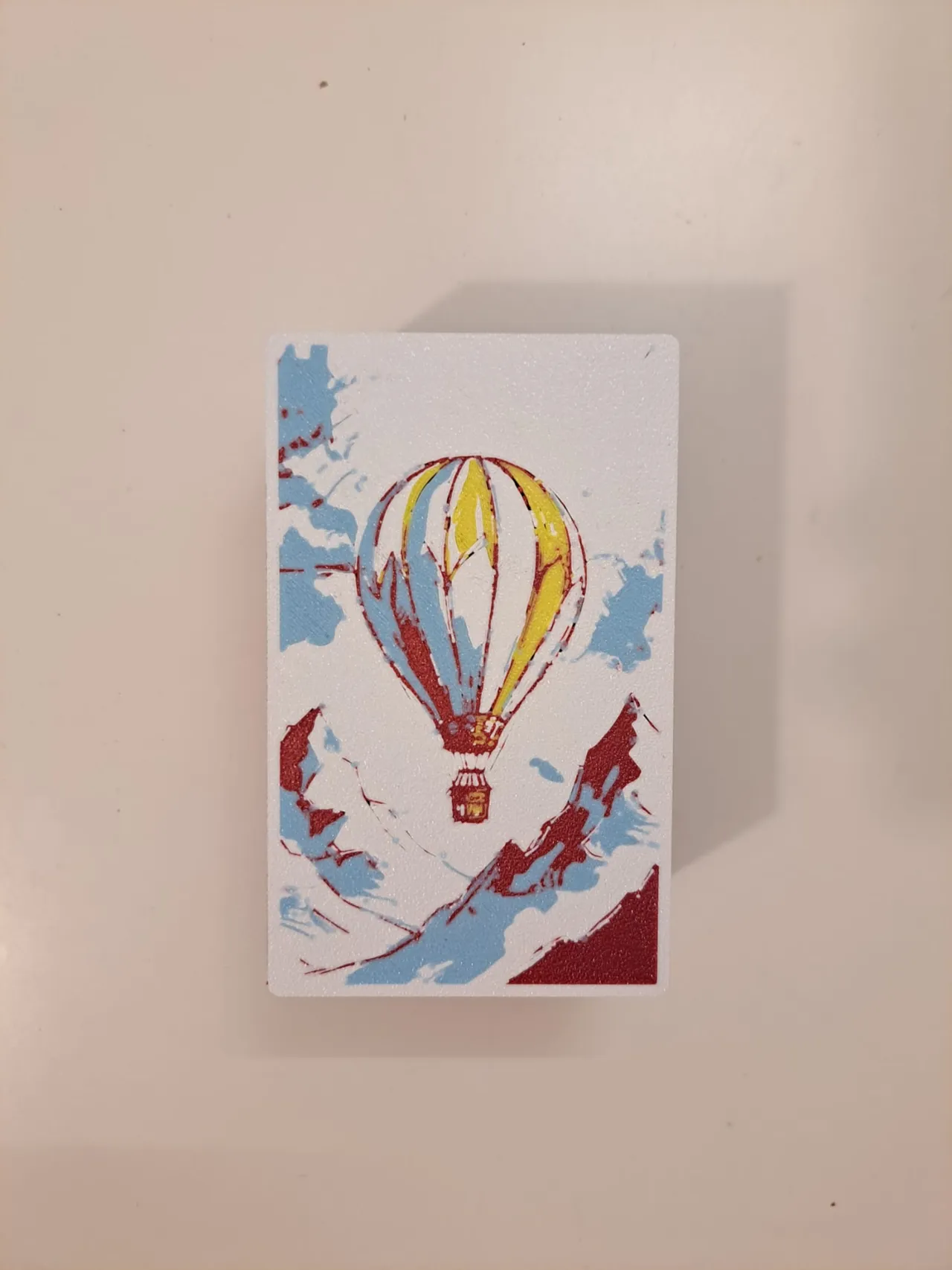 Mongolfiera tra le Nuvole — Lightbox multicolore view 3