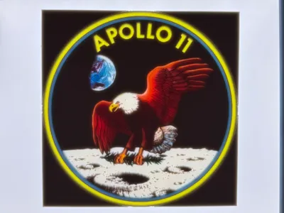 Apollo XI Mission Patch Lithophane