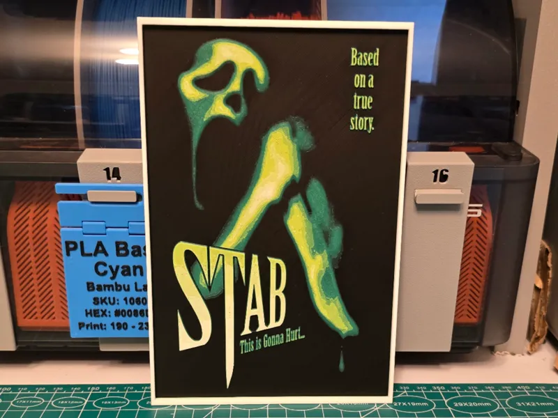 Sceam 2 "Stab" Movie Poster - Hueforge Art