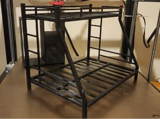Twin-Double Bunk Bed