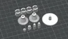GEARS ONLY - 0.08mm layer, 3 walls, 25% infill