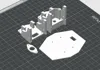 GEARBOX & FRAME ONLY - 0.08mm layer, 3 walls, 25% infill
