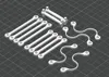 Joints & Shoks ONLY - 0.08mm layer, 3 walls, 25% infill