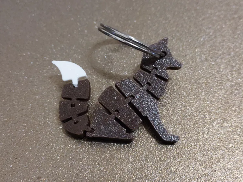 Keychain Flexi Fox