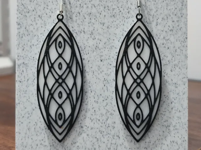 Aretes Camafeo Marquise