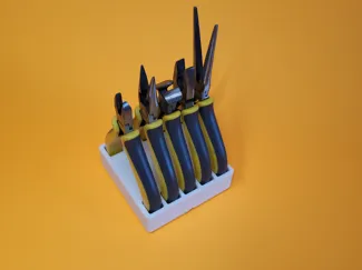 Gridfinity organizer for various pliers