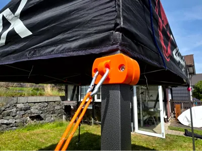 24mx Guy Rope Hooks + Ground Anchors
