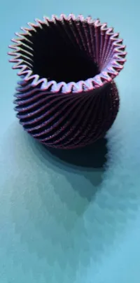 Vase spirale torsadé — photo 3