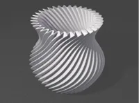 Vase spirale torsadé — photo 2