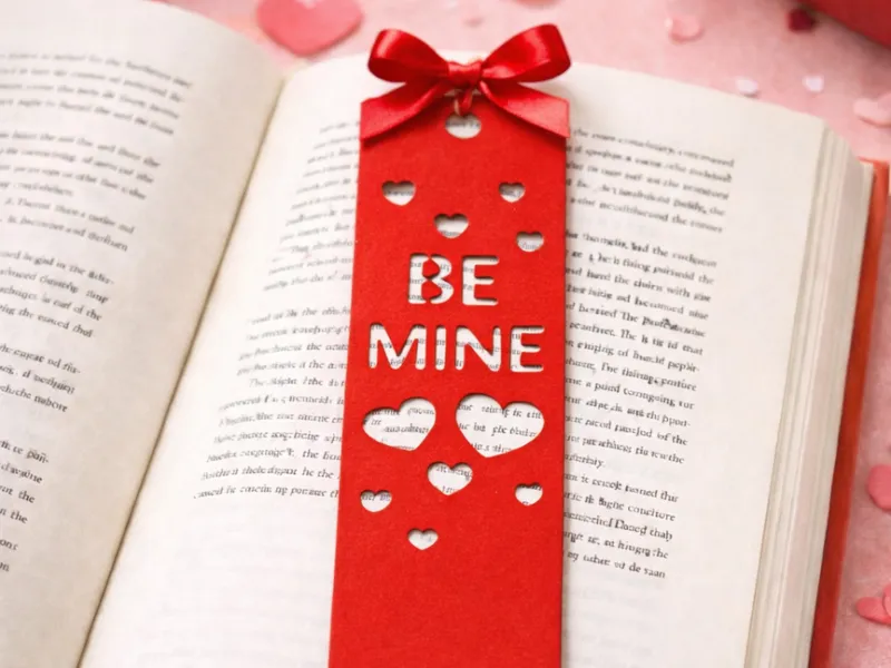 Valentine’s “Be Mine” Bookmark