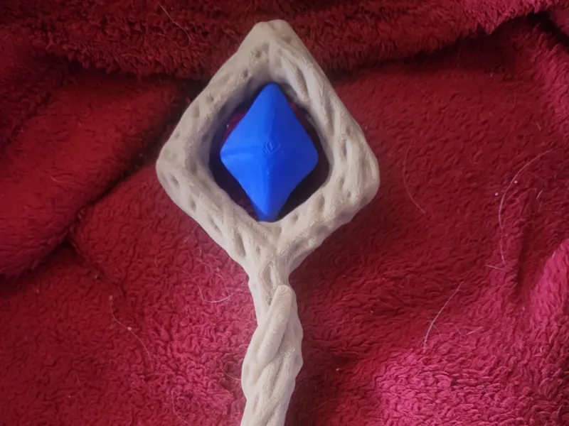 Wooden scepter