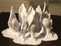 Lot de 10 plantes fantastiques pour socles de figurines — photo 3