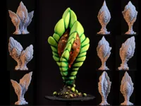 Lot de 10 plantes fantastiques pour socles de figurines — photo 1