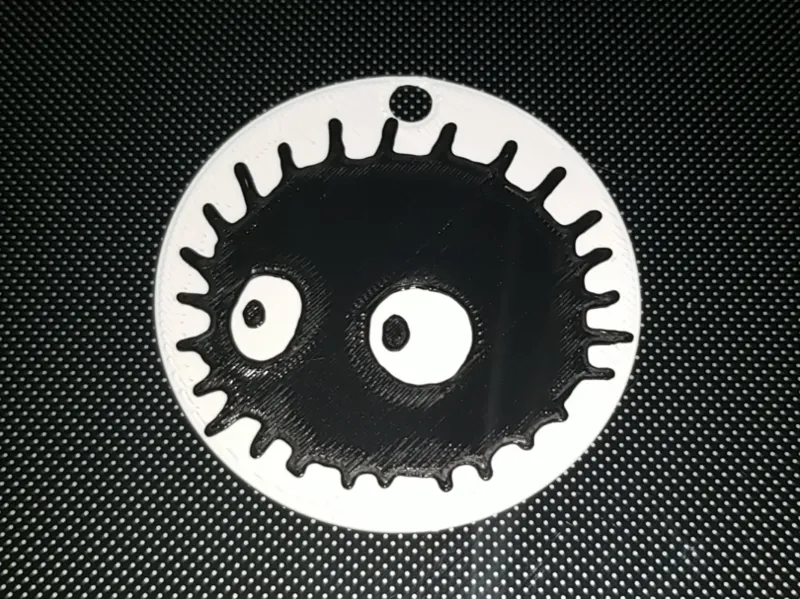 Soot Sprite Keychain Charm