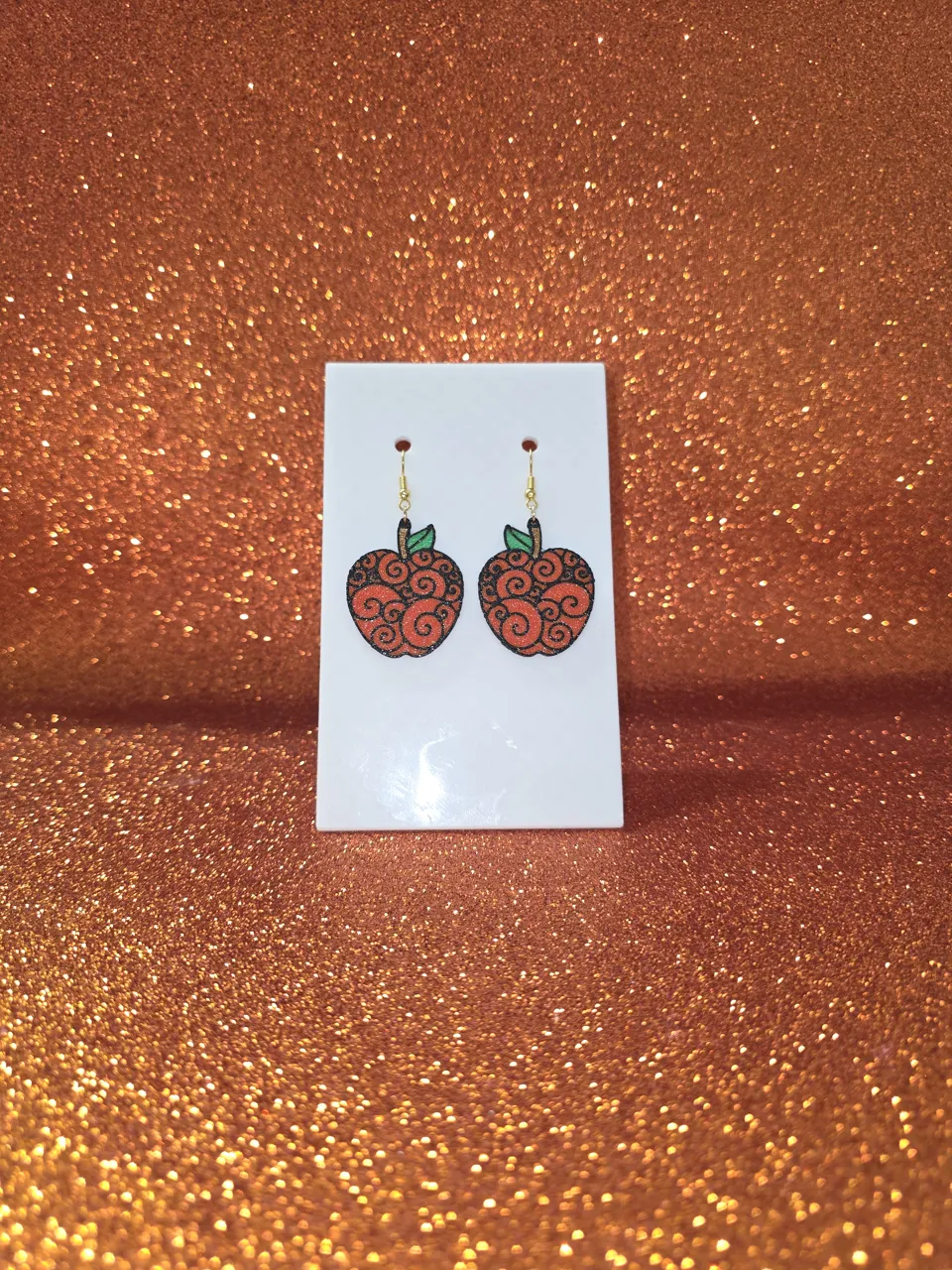 One Piece apple earrings view 2