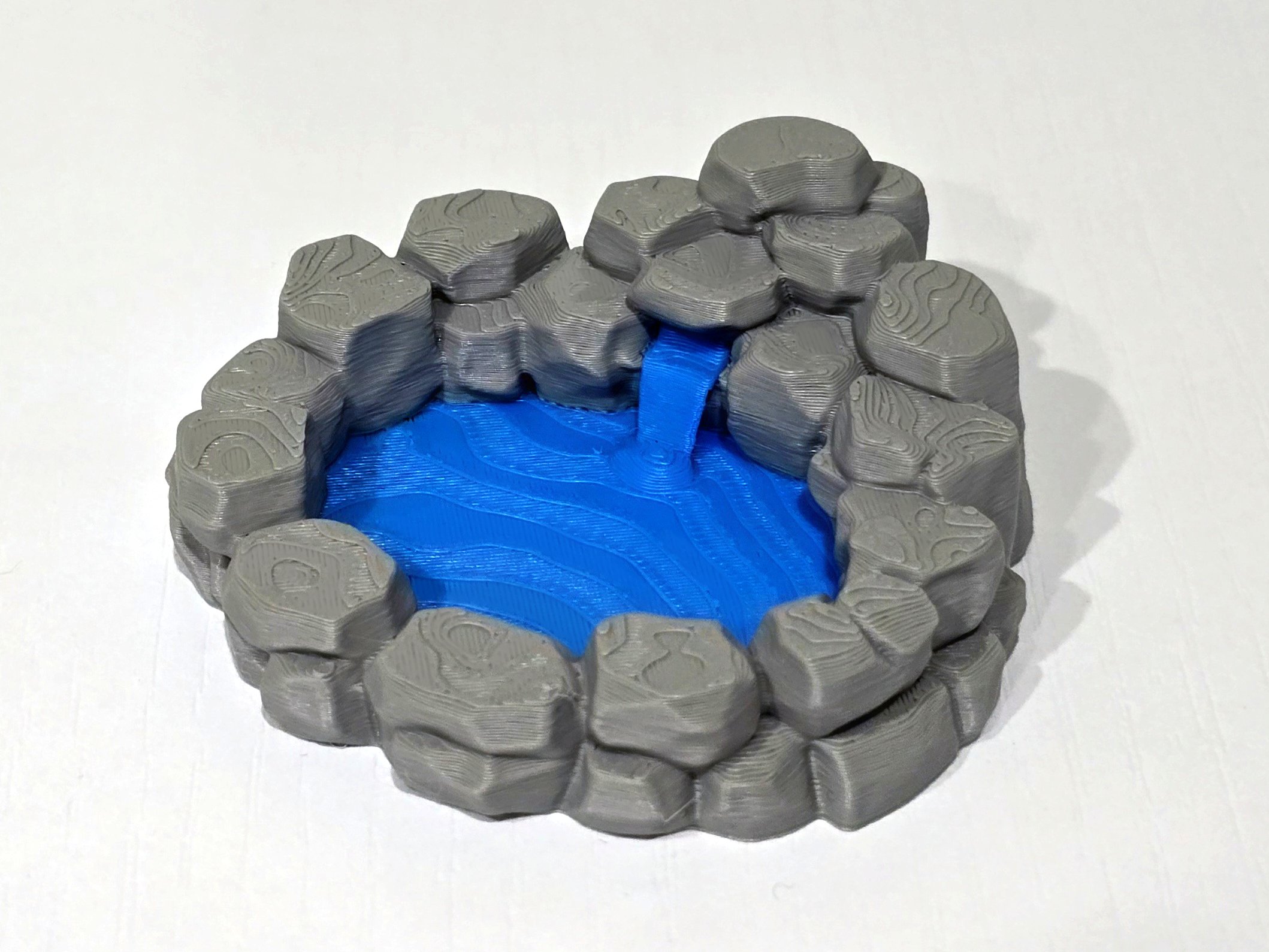 Miniatura 1 do modelo 3D Waterfall Ponds