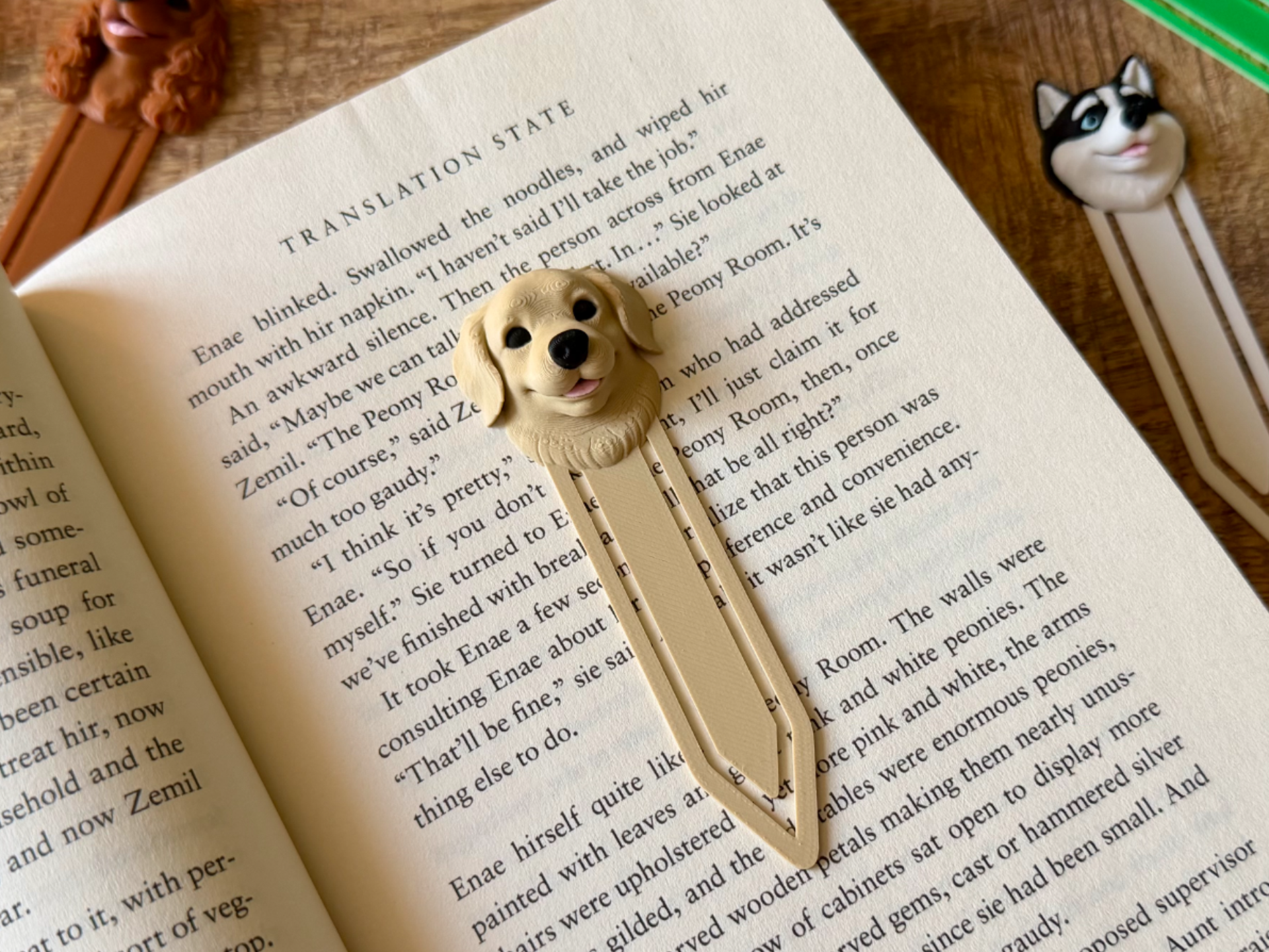 Golden Retriever bookmark