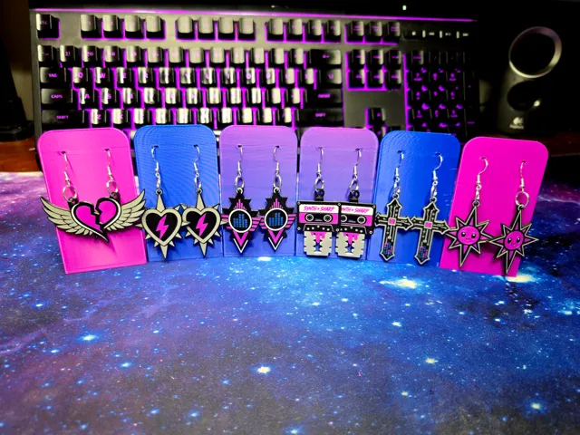 Earring Holder and Display Card