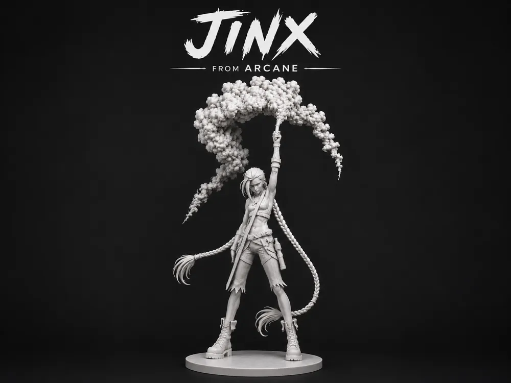 Accesorio para boquillas: Jinx – The Flare Scene | Arcane. Referencia del modelo original.