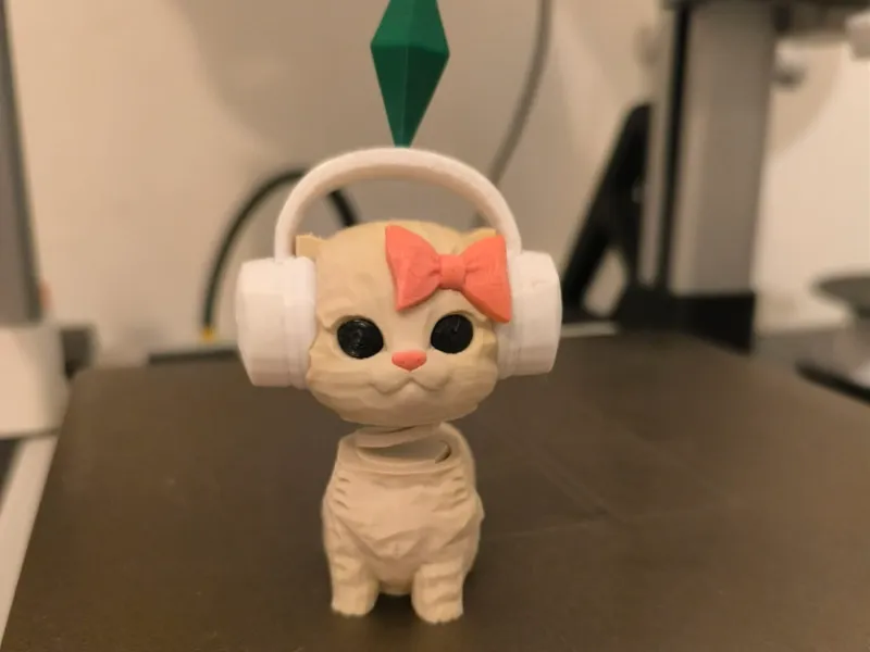 SIMS CAT with printed spring