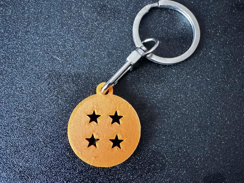 Dragon Ball 4 Star Keychain 