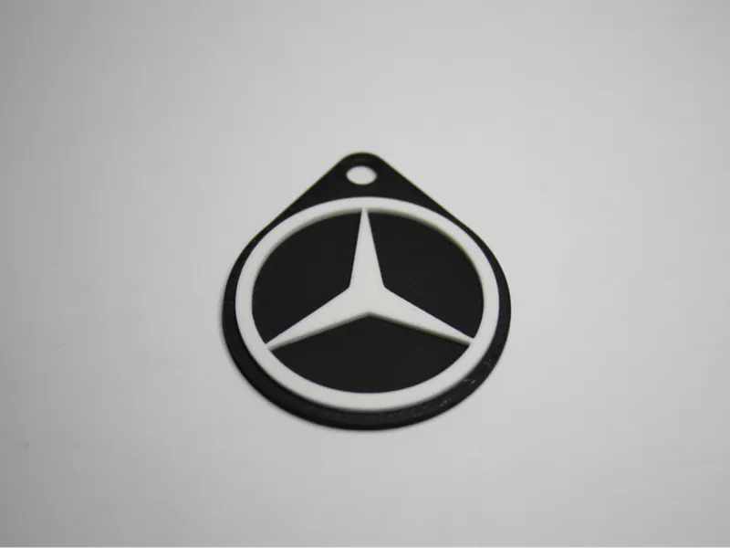 Mercedes Badge Keychain