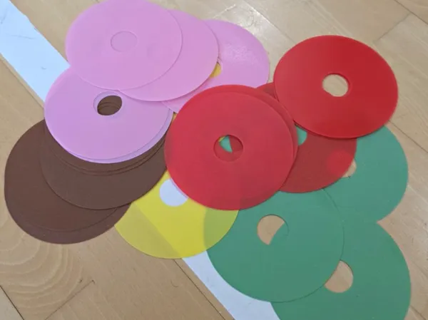 Plots plats pour exercices sportifs