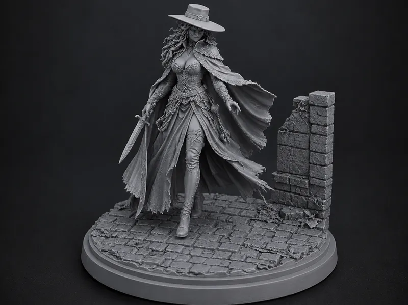 Fantasy Mystische Killerin 