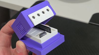 Multipart Mini Gamecube with SD card holder