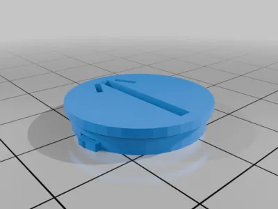 Battery cover for Tesa caliper round