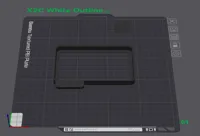 X2C White Outline version: 0.2mm, 2 walls, 5% crosshatch