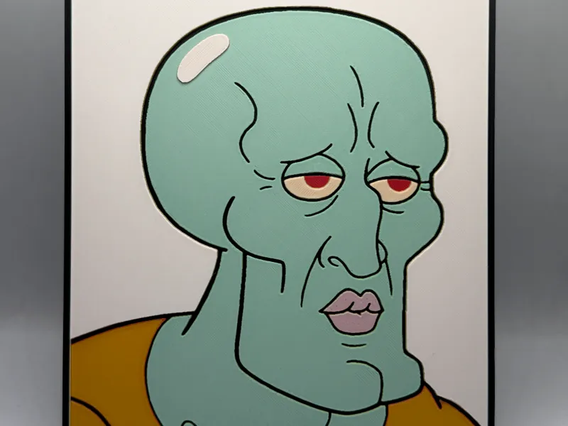 Handsome Squidward Hueforge
