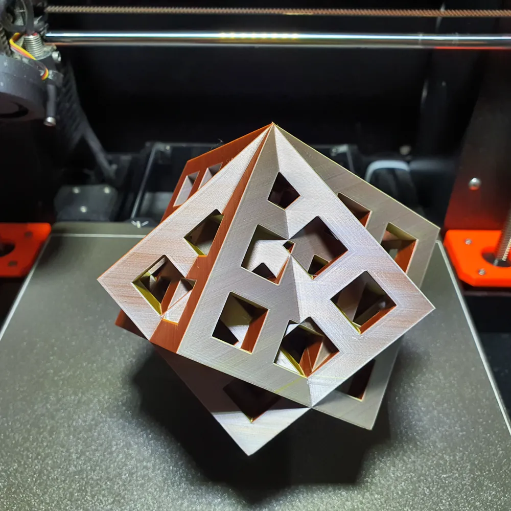 Interlocked Cubes - Free 3D Print Model - MakerWorld