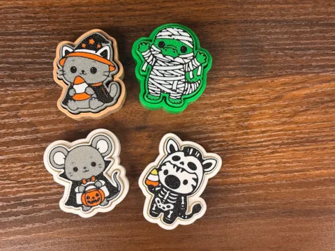 Objeto manipulable: Animal Costume Halloween fidget clickers — referencia de MakerWorld