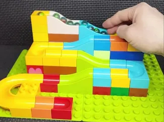 Duplo Brick Marble Run 