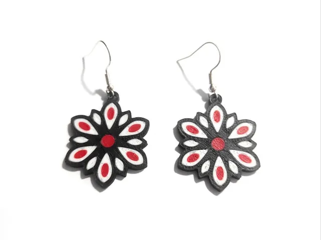 Midnight Petals - Earrings