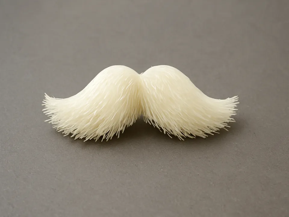 Mustache with Realistic Hair Texture - Free 3D Print Model - MakerWorld