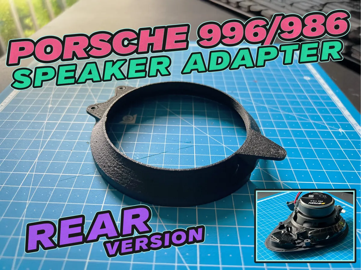 Porsche 996 / 986 Rear Speaker Adapter - Free 3D Print Model - MakerWorld